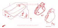 SIEGE/COUVERCLE LATERAL  pour Honda CR 125 R de 1991