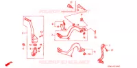 PEDALE   KICK pour Honda CR 125 R de 1993