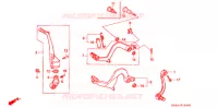 PEDALE   KICK pour Honda CR 125 R de 1994