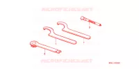 OUTIL pour Honda CR 125 R de 1993