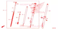 FOURCHE pour Honda CRF 110 de 2022