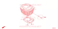 CYLINDRE pour Honda CRF 125 F de 2022