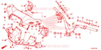 GUIDON   CARENAGE pour Honda EX5 110 Electric start, spoked wheels de 2020