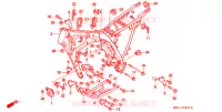 CADRE pour Honda XL 250 DEGREE OVER SPEED de 1994
