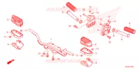 REPOSE PIED pour Honda SUPER CUB 125 de 2023
