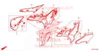 COUVERCLES LATERAUX pour Honda CB 500 X de 2023