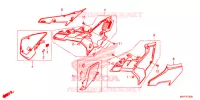 COUVERCLES LATERAUX pour Honda CB 500 F ABS de 2022