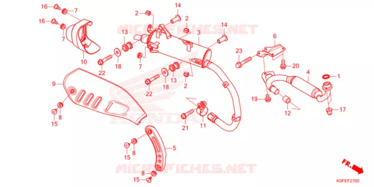 SILENCIEUX D'ECHAPPEMENT Honda MOTO 125 MONKEY 2022  Z125MAN