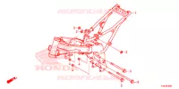 CADRE pour Honda CRF 110 de 2021