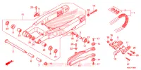 BRAS OSCILLANT pour Honda CRF 150 R BIG WHEELS de 2021