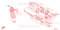 AMORTISSEUR ARRIERE pour Honda CRF 250 F de 2022