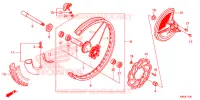 ROUE AVANT pour Honda CRF 250 R de 2021