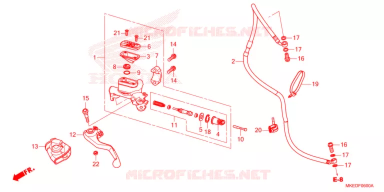MAITRE-CYLINDRE Honda MOTO 450 CRF 2021  CRF450RXM