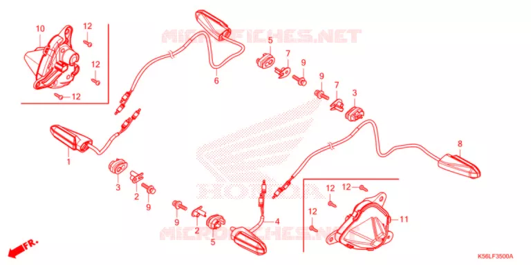 CLIGNOTANT Honda SCOOTER 150 WINNER 2019  FS150FAL_V