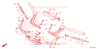 GUIDON   TE DE FOURCHE pour Honda GL 1800 GOLD WING TOUR de 2022