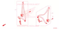 CEINTURE DE SECURITE pour Honda PIONEER 500 M2 de 2021