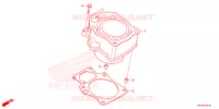 CYLINDRE pour Honda FOURTRAX 420 RANCHER 4X4 AT DCT EPS de 2022