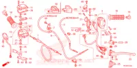 LEVIER DE GUIDON   CABLE   COMMODO pour Honda FOURTRAX 420 RANCHER 4X4 AT DCT EPS de 2022