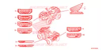 AUTOCOLLANTS pour Honda FOURTRAX 420 RANCHER 4X4 AT IRS EPS ESP de 2022