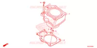 CYLINDRE pour Honda FOURTRAX 420 RANCHER 4X4 AT IRS EPS ESP de 2022