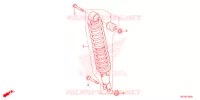 AMORTISSEUR ARRIERE pour Honda FOURTRAX 420 RANCHER 4X4 EPS Manual Shift de 2022