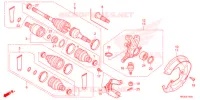ARTICULATION AVANT / ARBRE DE COMMANDE  pour Honda FOURTRAX 420 RANCHER 2X4 Electric Shift de 2022