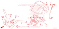 GUIDON pour Honda FOURTRAX 420 RANCHER 2X4 BASE de 2022