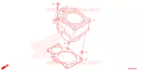 CYLINDRE pour Honda FOURTRAX 420 RANCHER 2X4 BASE de 2022