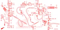 LEVIER DE GUIDON   CABLE   COMMODO pour Honda FOURTRAX 420 RANCHER 2X4 BASE de 2022