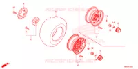 ROUE AVANT pour Honda FOURTRAX 520 FOREMAN RUBICON 4X4 AT DCT EPS de 2022