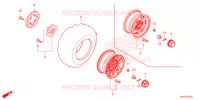 ROUE AVANT pour Honda FOURTRAX 520 FOREMAN RUBICON 4X4 AT DCT EPS DELUXE de 2022
