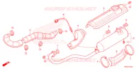 SILENCIEUX D'ECHAPPEMENT pour Honda FOURTRAX 520 FOREMAN 4X4 ES PS de 2022