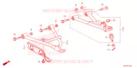 TRIANGLES AVANT pour Honda FOURTRAX 520 FOREMAN 4X4 BASE de 2022