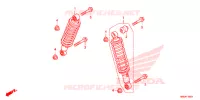 AMORTISSEUR AVANT pour Honda FOURTRAX 520 FOREMAN RUBICON 4X4 EPS de 2021