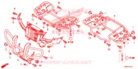 SUPPORT pour Honda FOURTRAX 520 FOREMAN RUBICON 4X4 EPS de 2021