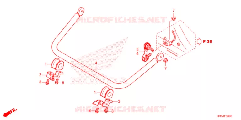 BARRE ANTI ROULIS Honda ATV 520 FOURTRAX 2021  TRX520FM6M