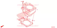 CYLINDRE pour Honda FOURTRAX 520 FOREMAN RUBICON 4X4 EPS CAMO de 2022