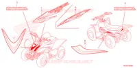 AUTOCOLLANTS pour Honda SPORTRAX TRX 90 de 2022