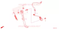 BEQUILLE pour Honda Z 125 MONKEY ABS de 2022