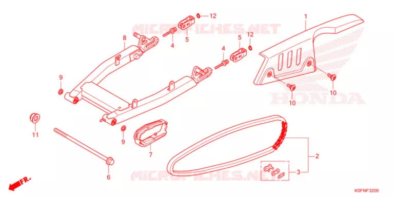 BRAS OSCILLANT Honda MOTO 125 MONKEY 2022  Z125MAN