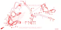 GUIDON   CARENAGE pour Honda FORZA 125 de 2022