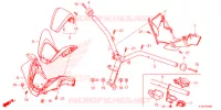 GUIDON   CARENAGE pour Honda FORZA 350 3E de 2022