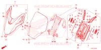 PARE BRISE pour Honda FORZA 350 3E de 2022