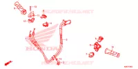 COMMODO   LEVIER   CABLE pour Honda SH 125 ABS 3ED de 2022