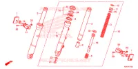 FOURCHE pour Honda SH 125 ABS ED de 2022