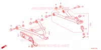 TRIANGLES AVANT pour Honda FOURTRAX 420 RANCHER 4X4 AT DCT de 2022
