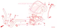 GUIDON pour Honda FOURTRAX 420 RANCHER 4X4 ES de 2022