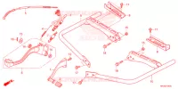 PEDALE   REPOSE PIED pour Honda FOURTRAX 420 RANCHER 4X4 ES de 2022
