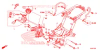 CADRE pour Honda BIZ 110 de 2017