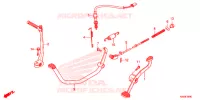 PEDALE   KICK pour Honda BIZ 110 de 2017